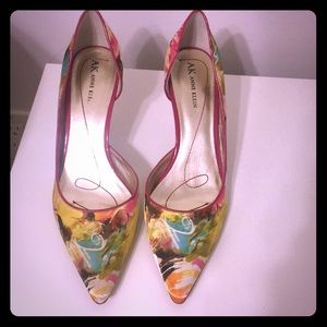 Anne Klein Floral Heels